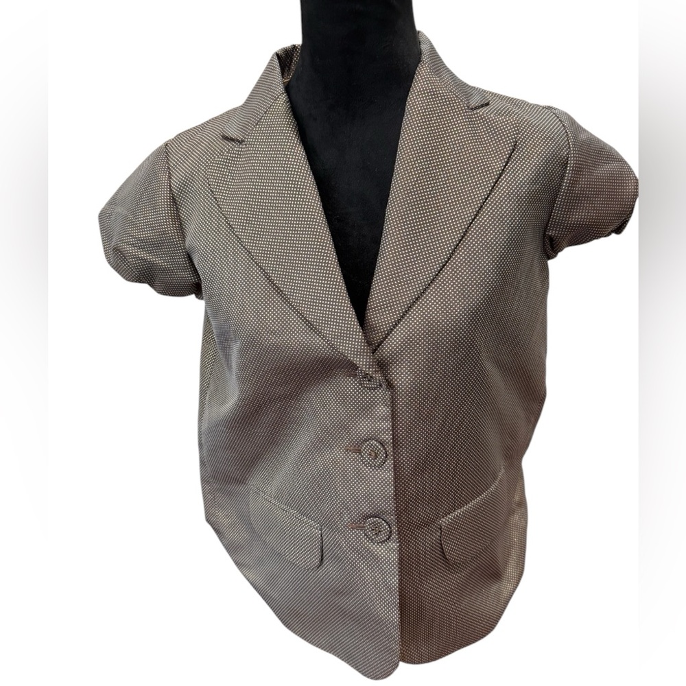 MOSCHINO jeans gold puff Dress Jacket Blazer